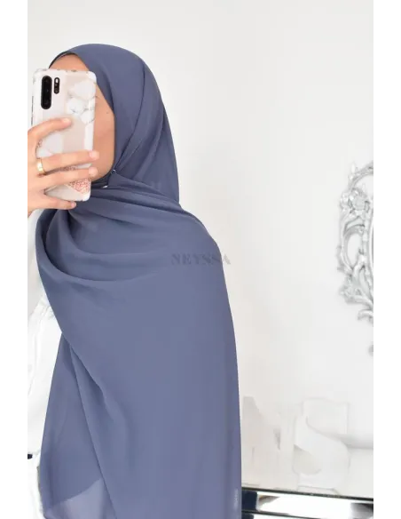 Maxi hijab mousseline xxl grand voile hijab crêpe hijab 180cm