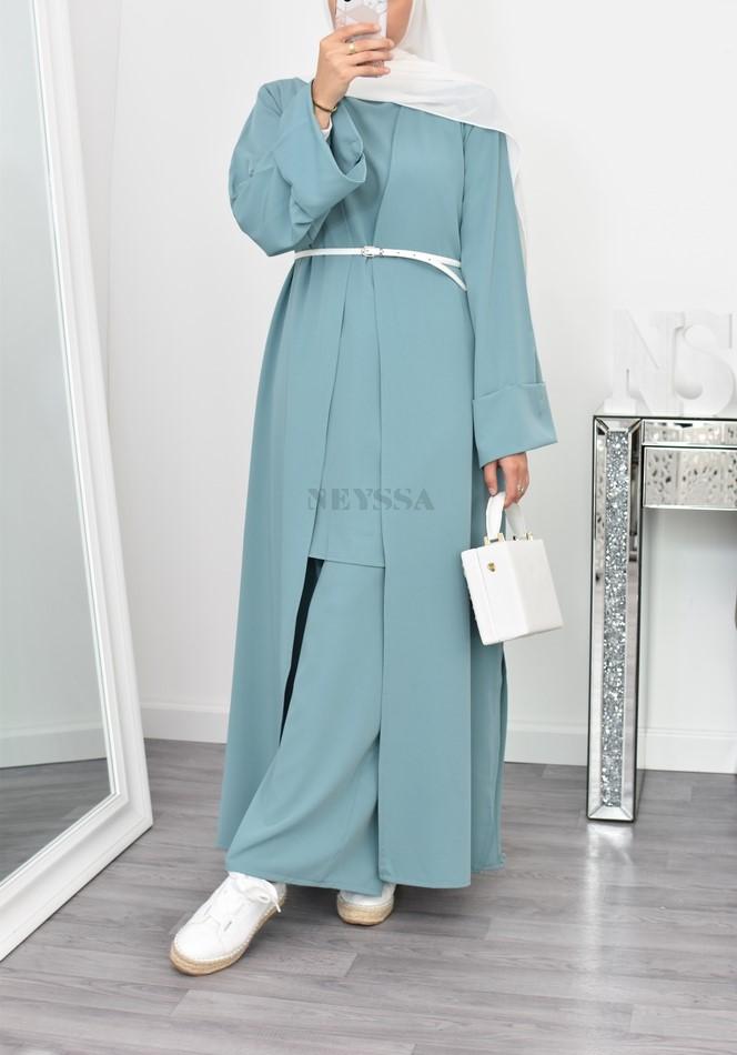 Set kimono and pants modest fashion styl muslim woman