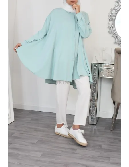 palazzo haut de gamme  Modest fashion classe fluide crêpe léger été