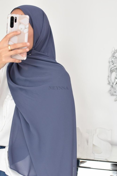 Maxi hijab mousseline xxl grand voile hijab crêpe hijab 180cm