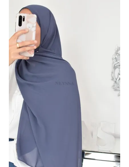 Maxi hijab mousseline xxl grand voile hijab crêpe hijab 180cm