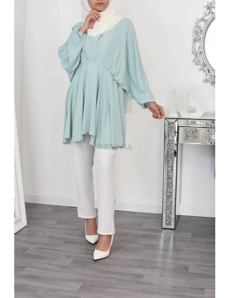 palazzo haut de gamme  Modest fashion classe fluide crêpe léger été