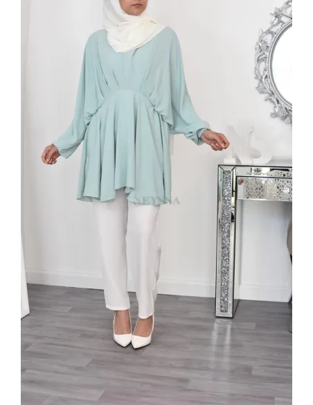 palazzo haut de gamme  Modest fashion classe fluide crêpe léger été