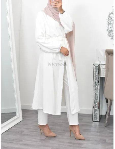 Long kimono léger mastour d'été pour femme voilée pas cher