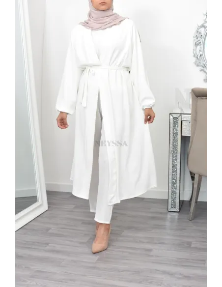 Long kimono léger mastour d'été pour femme voilée pas cher