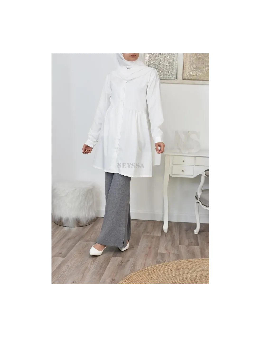 Tunique Longue Femme In Extenso – Taille 54 – Doublée, Couleur Prune – Parfait état