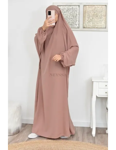 Jilbab une pièce long fluide et pas cher