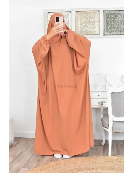 Jilbab une pièce long fluide et pas cher