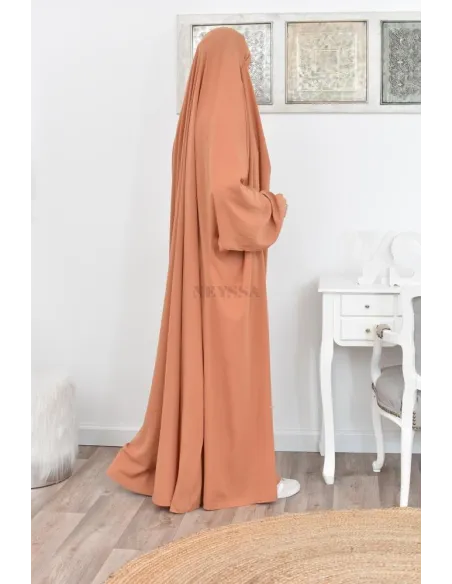 Jilbab une pièce long fluide et pas cher