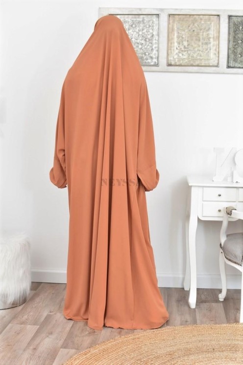 Jilbab une pièce long fluide et pas cher