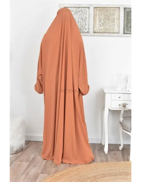 Jilbab une pièce long fluide et pas cher