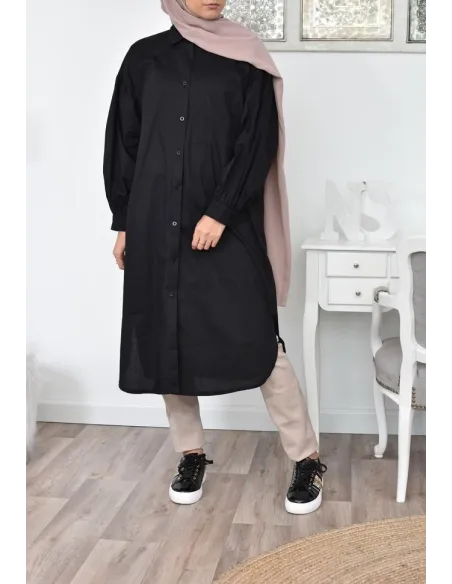Tunique longue coton très longue femme musulmane femme musulmane