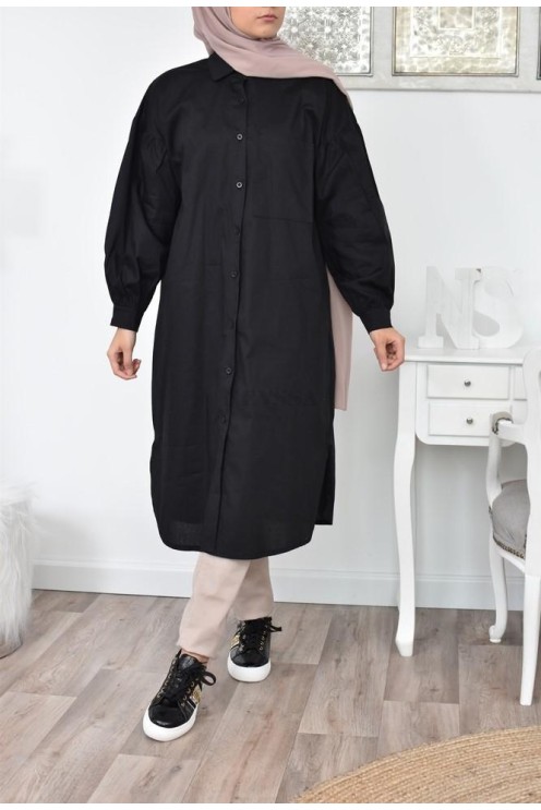 Tunique longue coton très longue femme musulmane femme musulmane