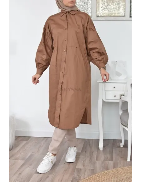 Tunique longue coton très longue femme musulmane femme musulmane