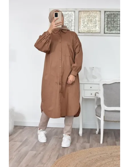 Tunique longue coton très longue femme musulmane femme musulmane