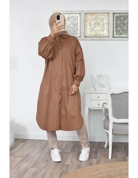 Tunique longue coton très longue femme musulmane femme musulmane