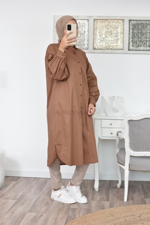 Tunique longue coton très longue femme musulmane femme musulmane