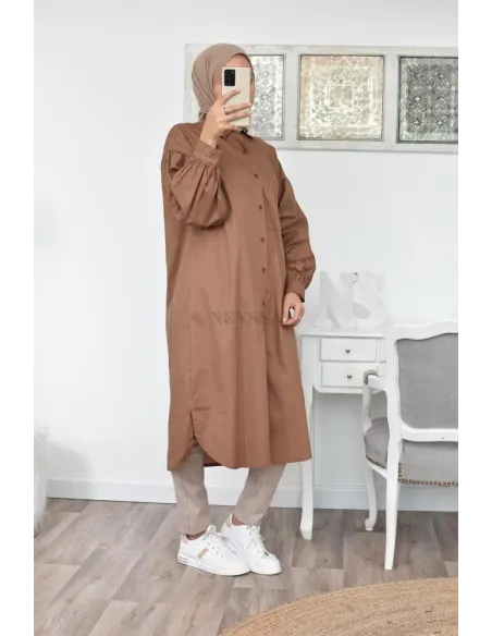 Tunique longue coton très longue femme musulmane femme musulmane