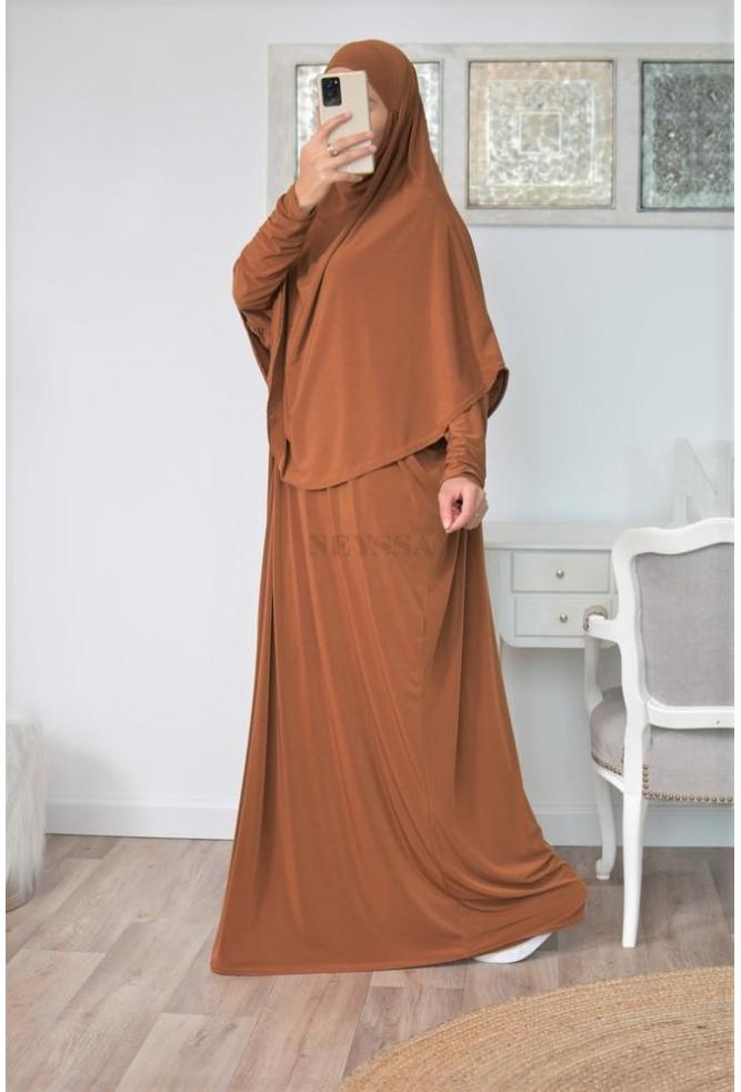  Abaya  longue papillon  de priere avec  hijab int gr  au 