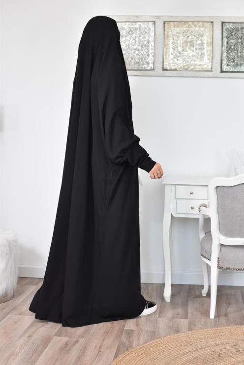 microfiber jilbab, light jilbab, prayer jilbab, one piece jilbeb