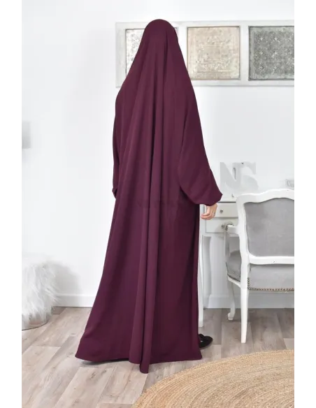 Jilbab une pièce long fluide et pas cher
