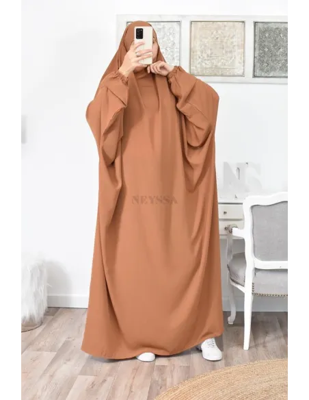 Jilbab une pièce long fluide et pas cher
