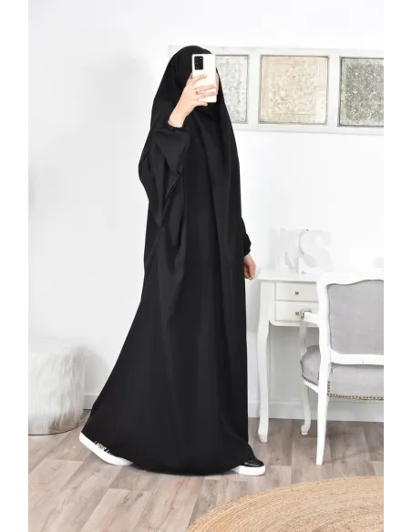 Jilbab une pièce long fluide et pas cher