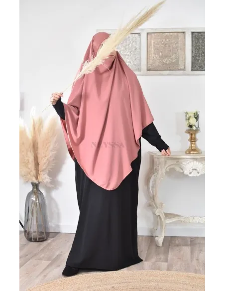 Long khimar pointu pour femme musulmane hijab légiféré