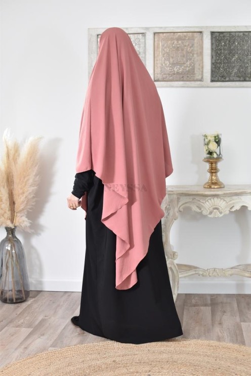Long khimar pointu pour femme musulmane hijab légiféré