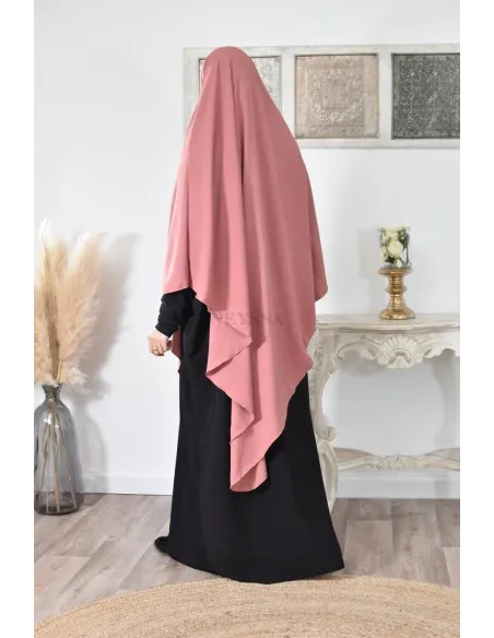 Long khimar pointu pour femme musulmane hijab légiféré