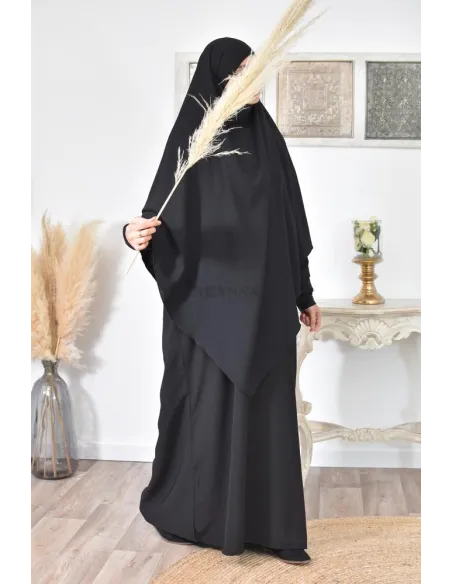 Long khimar pointu pour femme musulmane hijab légiféré