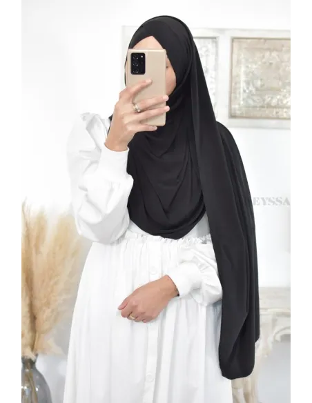 Hijab à enfiler jersey  Neyssa création, hijab haute qualité lycra