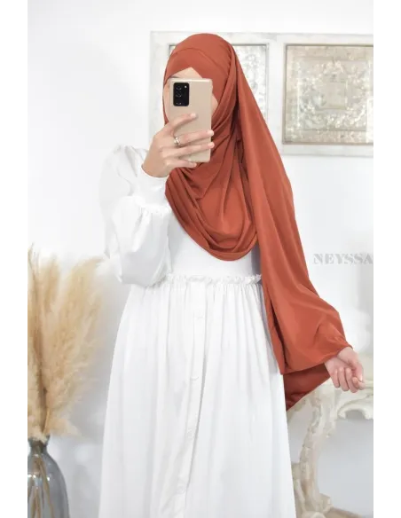Hijab à enfiler jersey  Neyssa création, hijab haute qualité lycra