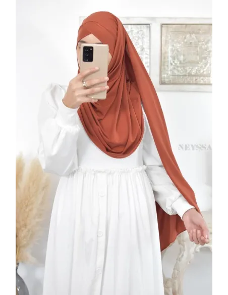 Hijab à enfiler jersey  Neyssa création, hijab haute qualité lycra