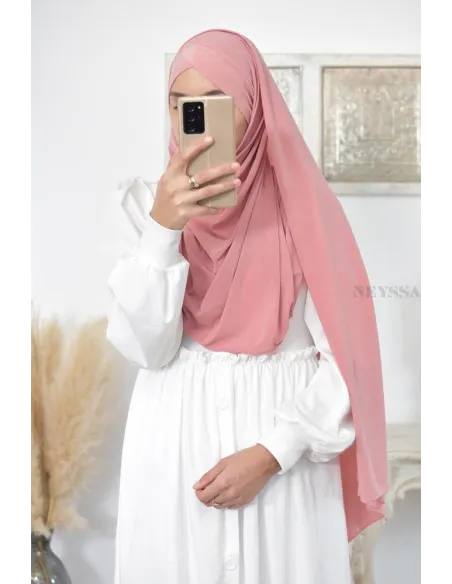 Hijab à enfiler jersey  Neyssa création, hijab haute qualité lycra