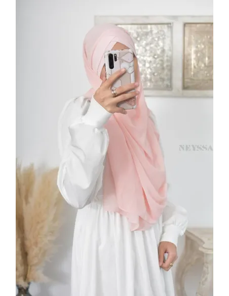 Turkish hijab inspiration ready to put on simple hijab cross cup