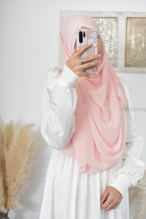 Turkish hijab inspiration ready to put on simple hijab cross cup