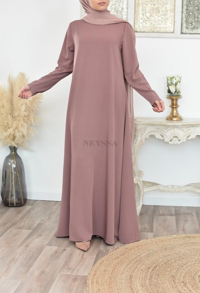 Gorgeous flared Muslim abaya hijab button sleeves