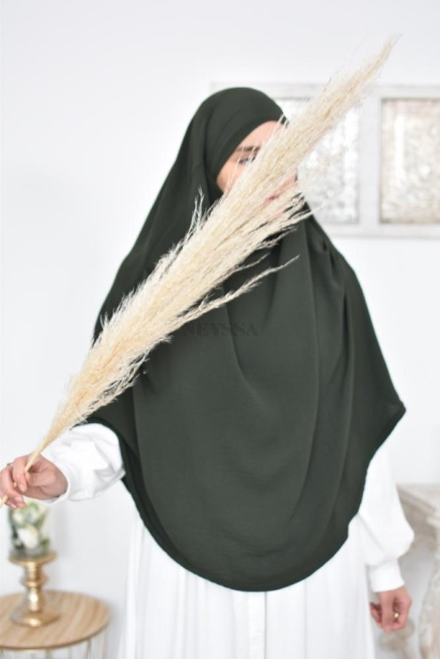 Lang fließender runder Khimar in billigem Jazz für muslimische Frauen