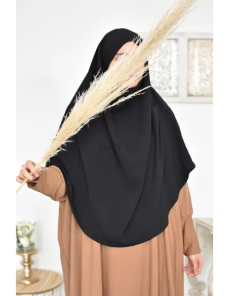 Long khimar rond fluide en jazz pas cher pour femme musulmane