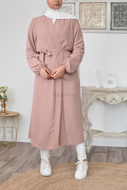 Long kimono léger mastour d'été pour femme voilée pas cher