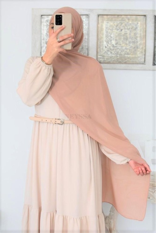Maxi hijab mousseline xxl grand voile hijab crêpe hijab 180cm
