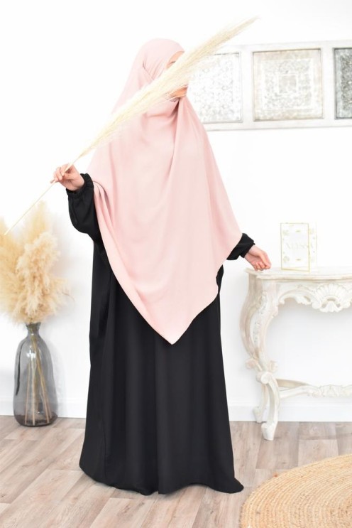 Long khimar pointu pour femme musulmane hijab légiféré