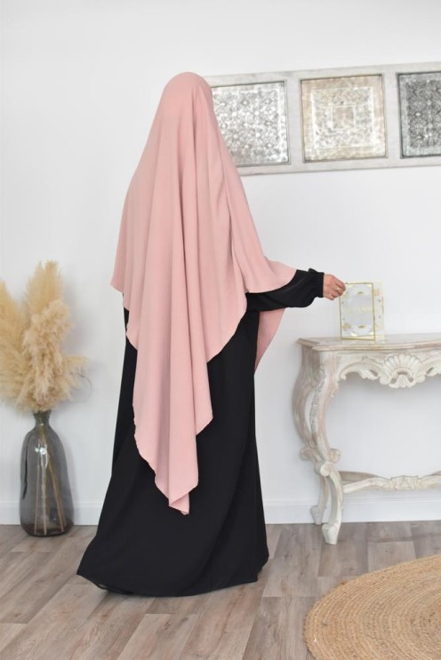 Long khimar pointu pour femme musulmane hijab légiféré