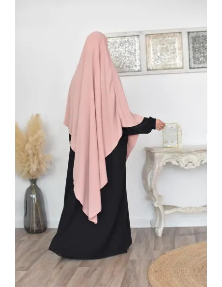 Long khimar pointu pour femme musulmane hijab légiféré
