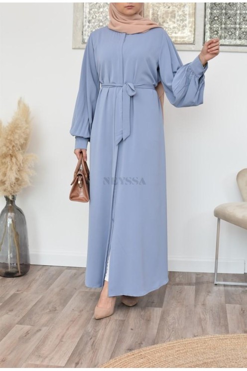 Robe abaya chemise longue, vêtements pour femmes voilées musulmanes