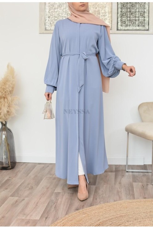 Robe abaya chemise longue, vêtements pour femmes voilées musulmanes