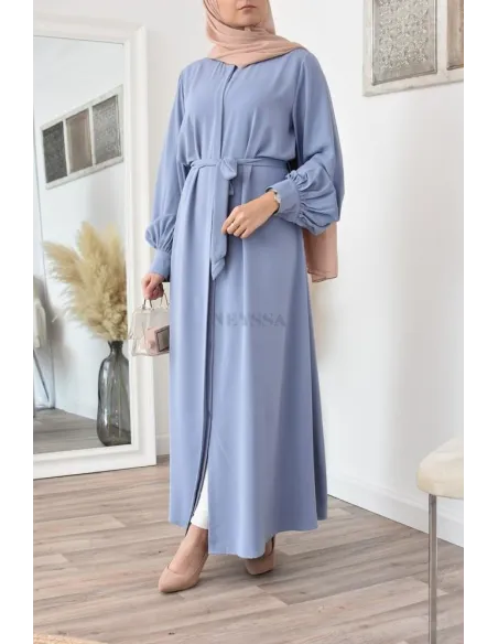 Robe abaya chemise longue, vêtements pour femmes voilées musulmanes