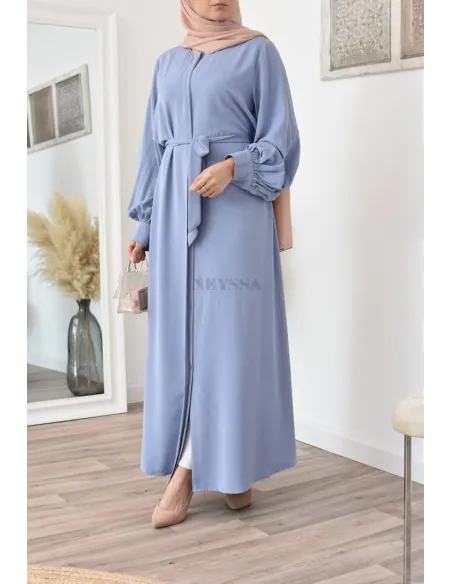 Robe abaya chemise longue, vêtements pour femmes voilées musulmanes