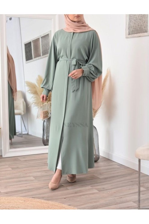 Robe abaya chemise longue, vêtements pour femmes voilées musulmanes